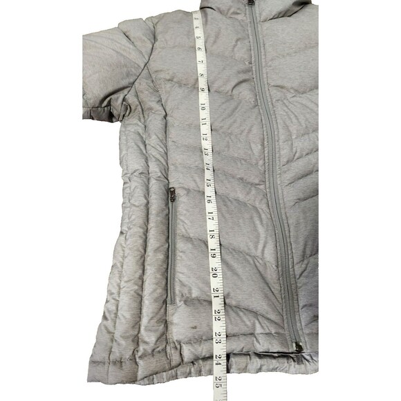 Lucy Activewear Heather Gray Insulated Quilted Puffer Jacket Coat M, EUC - Picture 5 of 12